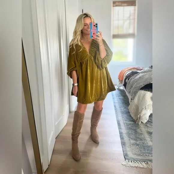 Free people Portia Velvet Mini dress - Picture 4 of 9